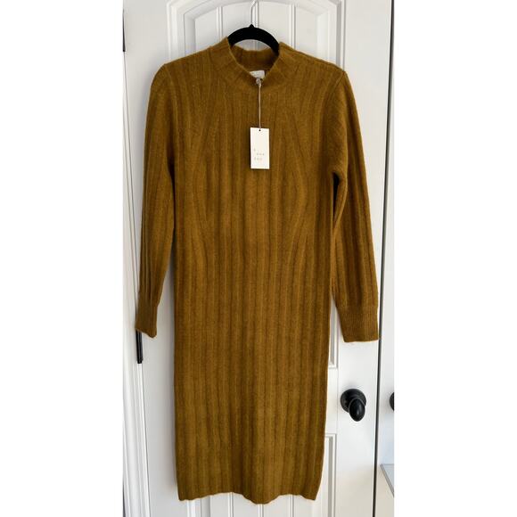 A New Day NWT Sweater Dress - Olive - Size XS - Picture 1 of 4